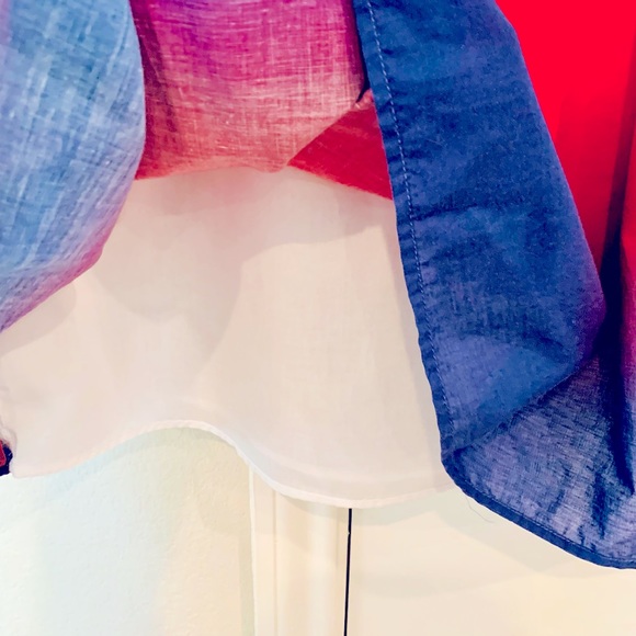 NEW Dillards Bonnie Jean Aleah Dress Dip Dyed Tie Tassel Straps Size 7 - Picture 8 of 12